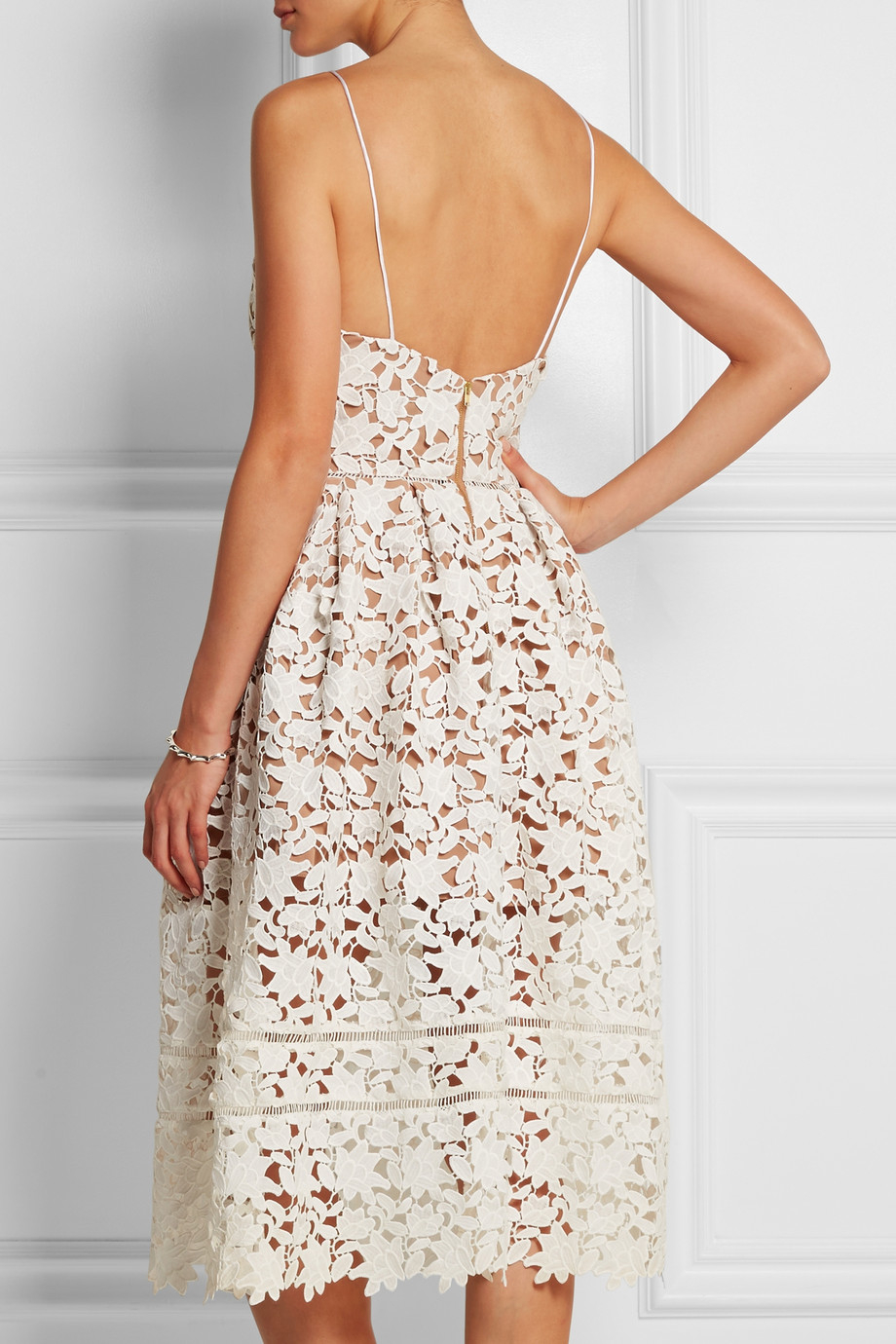 azaelea lace midi dress