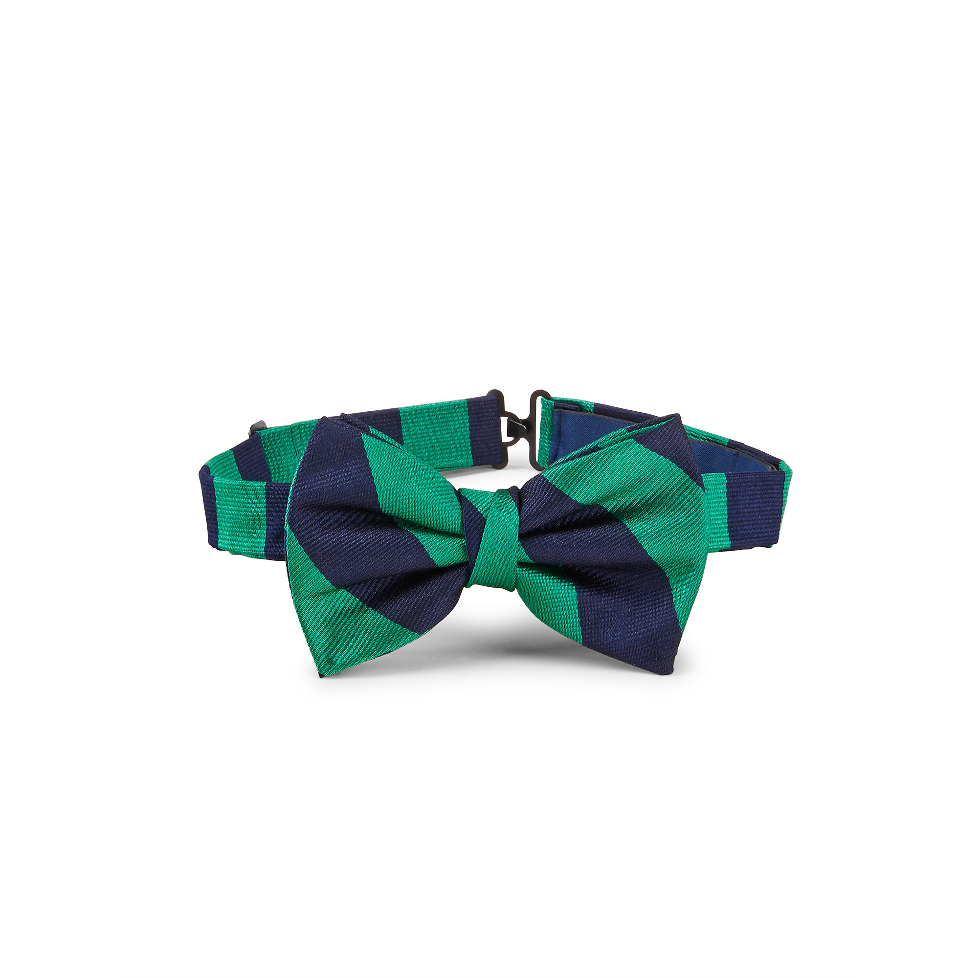 Ralph lauren Striped Silk Repp Bow Tie in Blue for Men (navy/green) Lyst