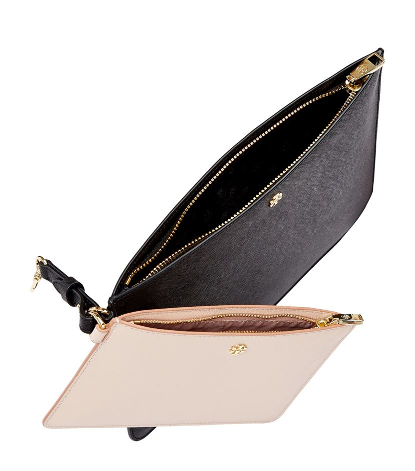 Tory burch York Duo Pouch Clutch Bag in Black Lyst