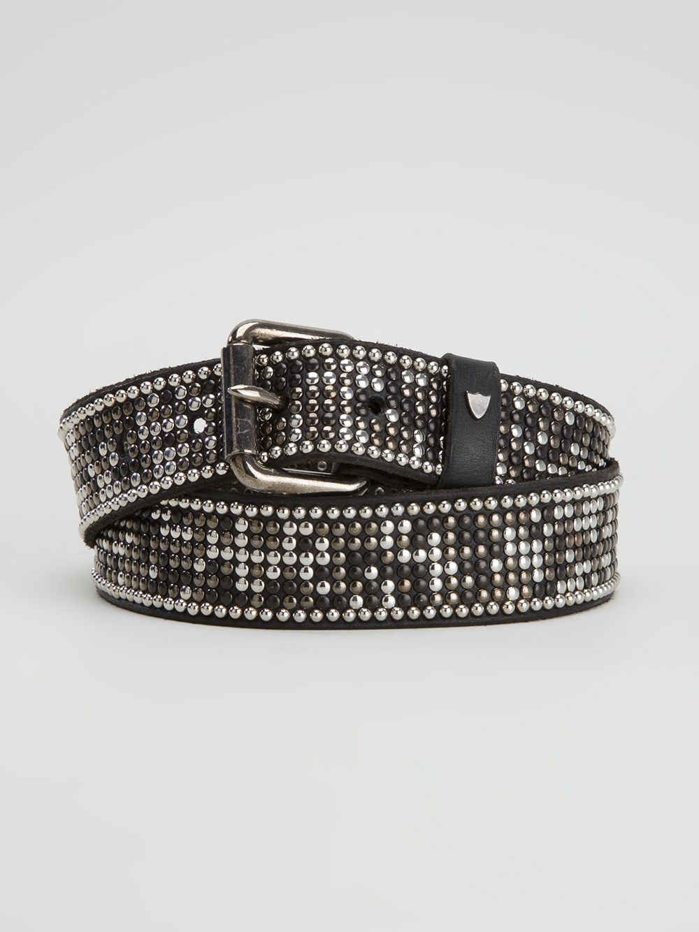 HTC Hollywood Trading Company Studded Belt in Black for Men | Lyst