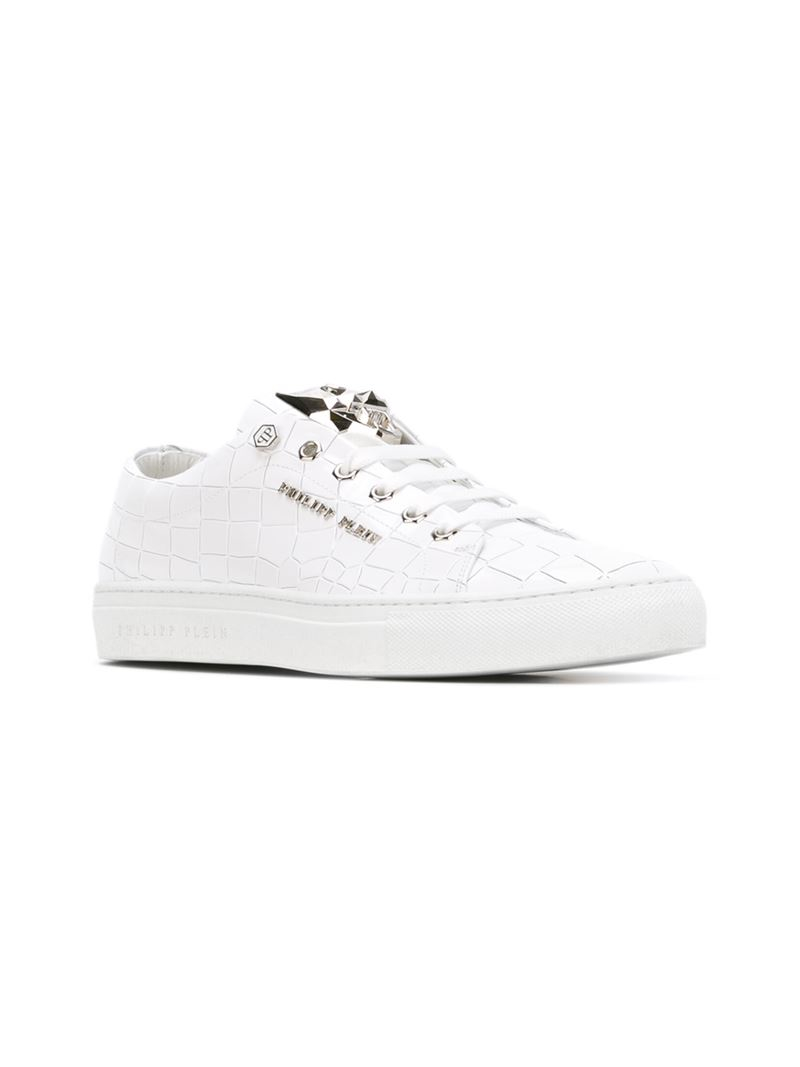 philipp plein white shoes