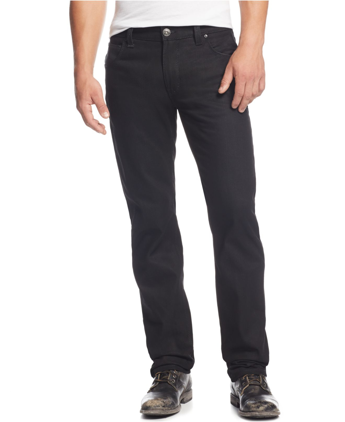Inc international concepts Big And Tall Jax Slim-fit Jeans in Black for ...