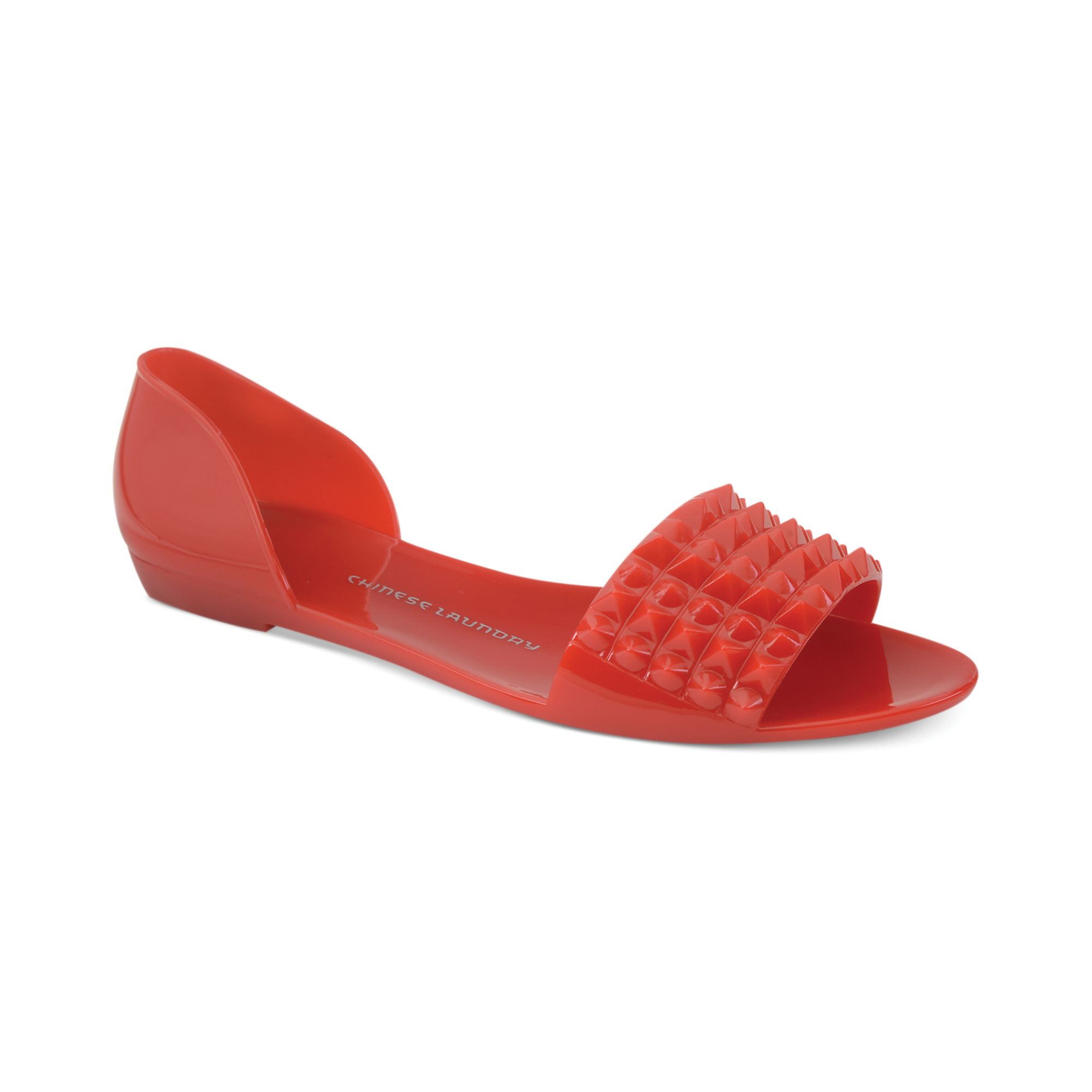 chinese laundry plastic sandals