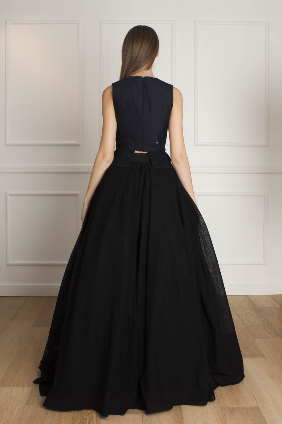 Martin Grant Long Tulle Ball Skirt in Black - Lyst
