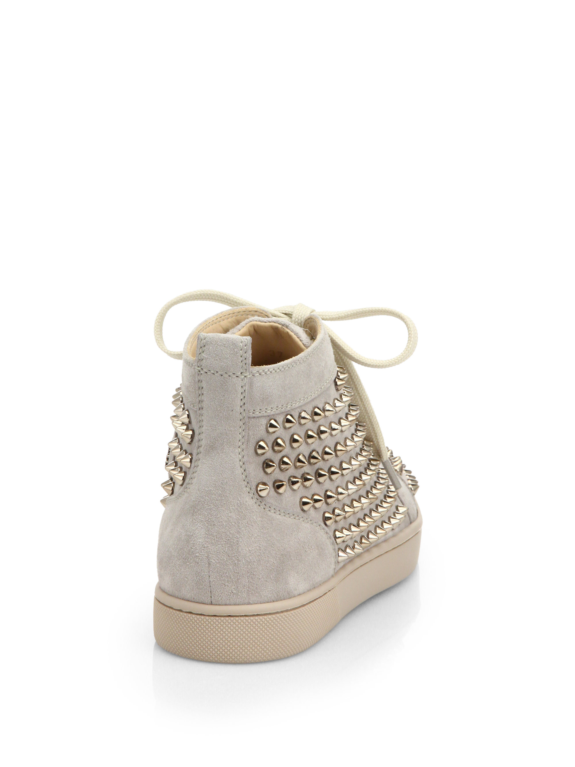 louboutin studded high tops