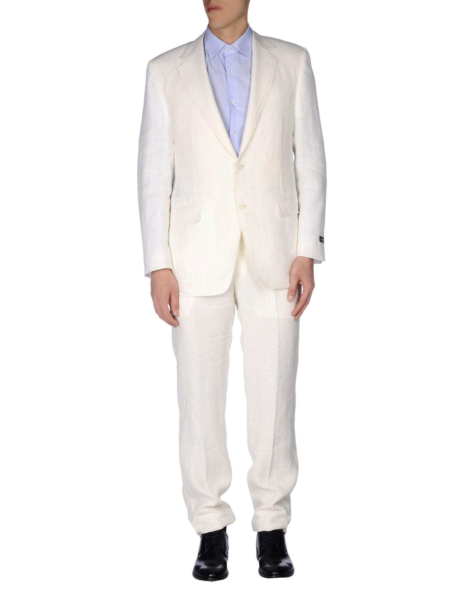 Lyst - Canali Suit in White for Men