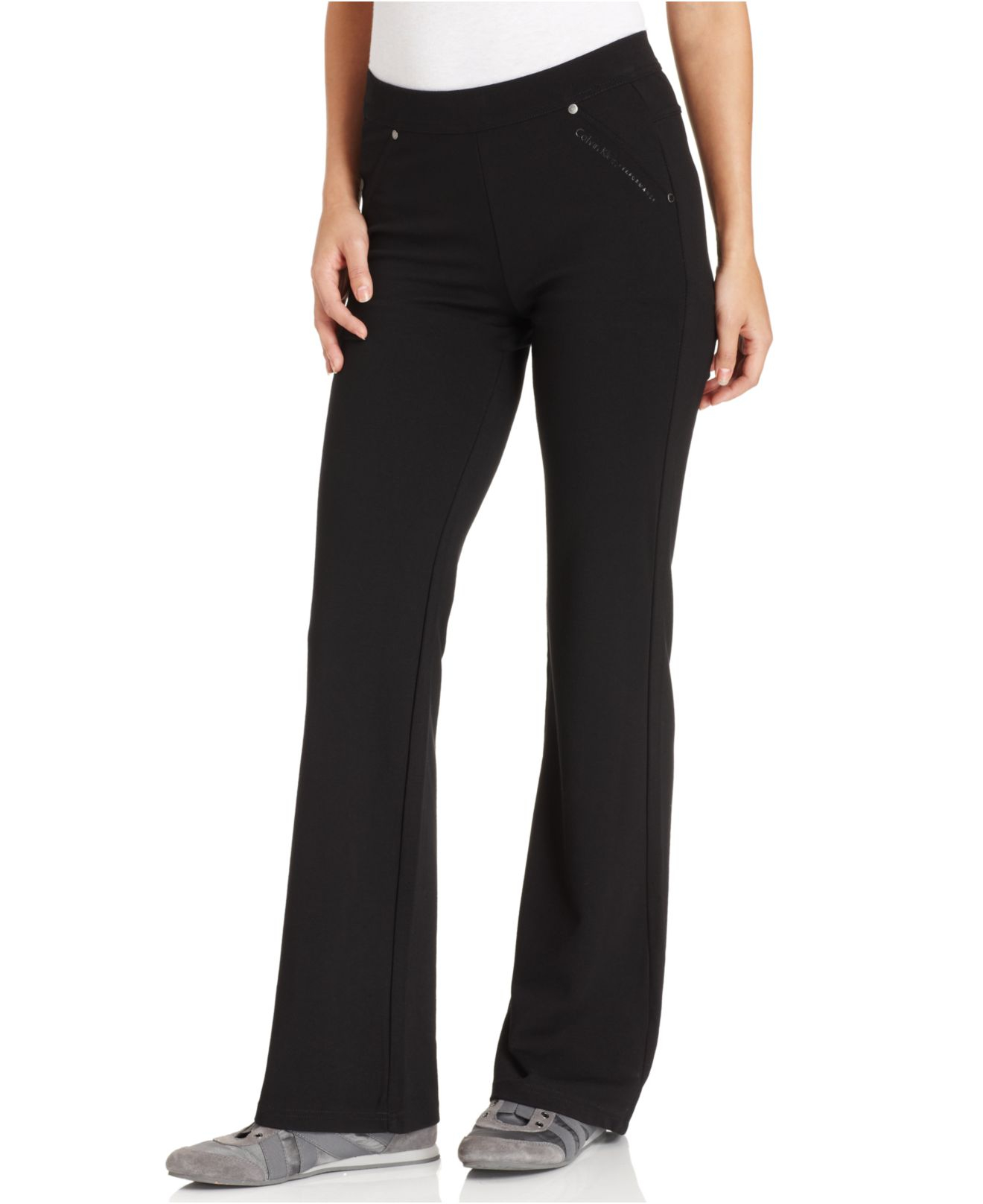 Calvin Klein Bootcut-Leg Ponte-Knit 