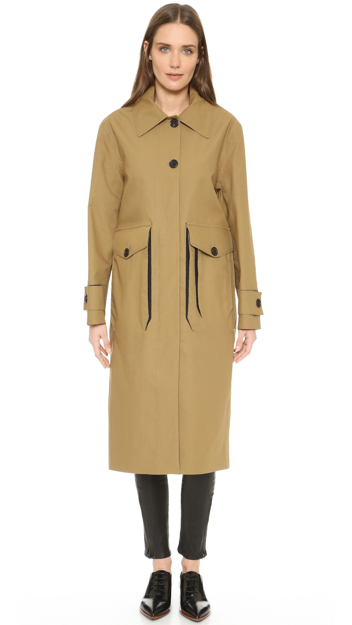 black mac trench coat