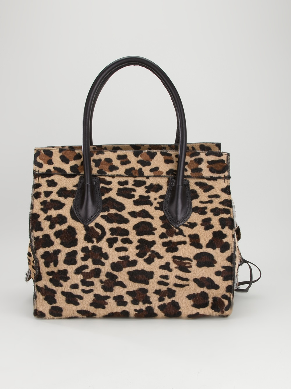 Braintropy Leopard Print Tote Bag  in Brown Lyst