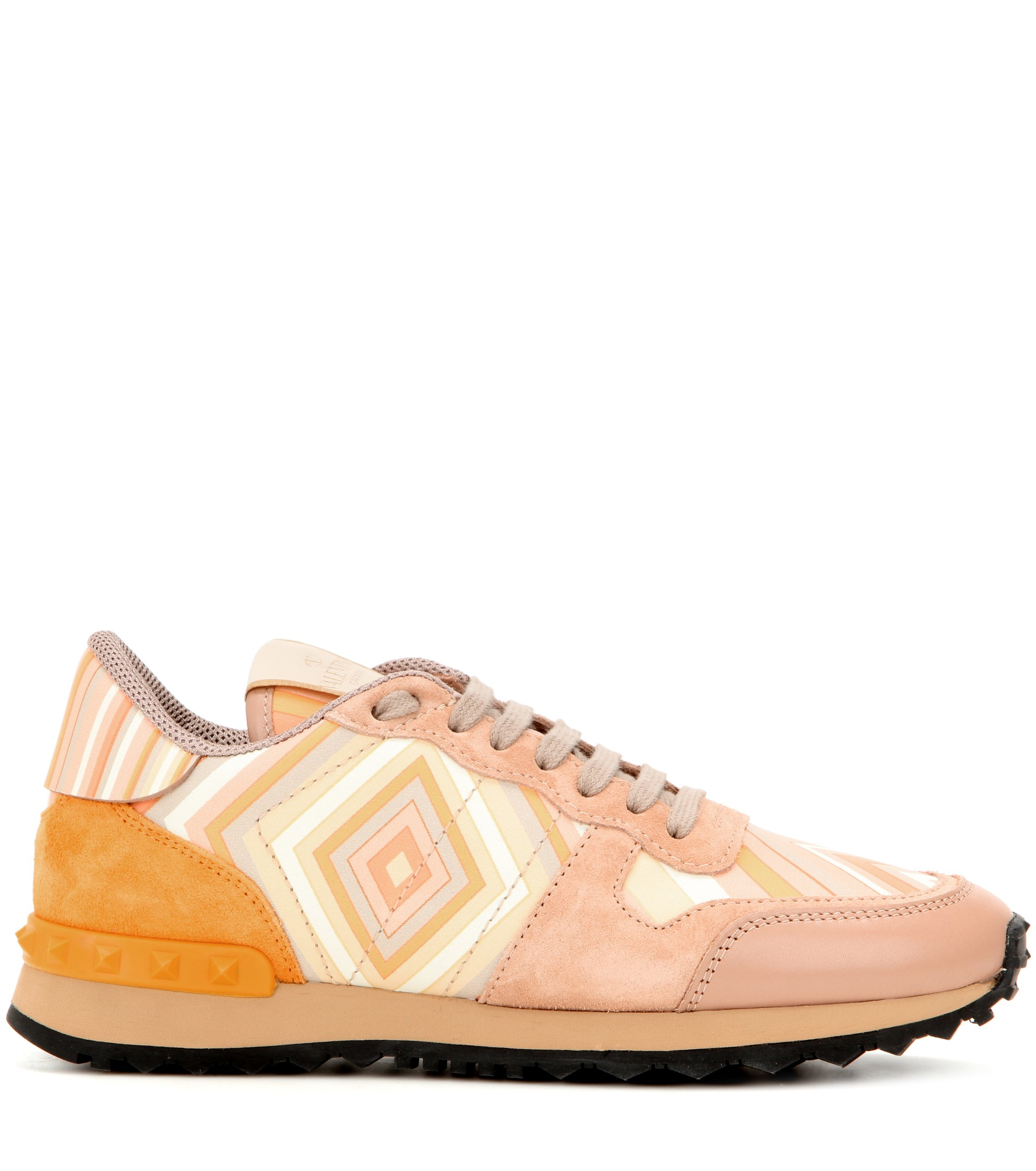 orange valentino trainers