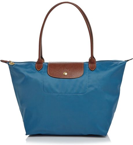 Longchamp Tote - Le Pliage Large Shoulder in Blue (Ice Blue) Longchamp Tote - Le Pliage Large Shoulder in Blue (Ice Blue)