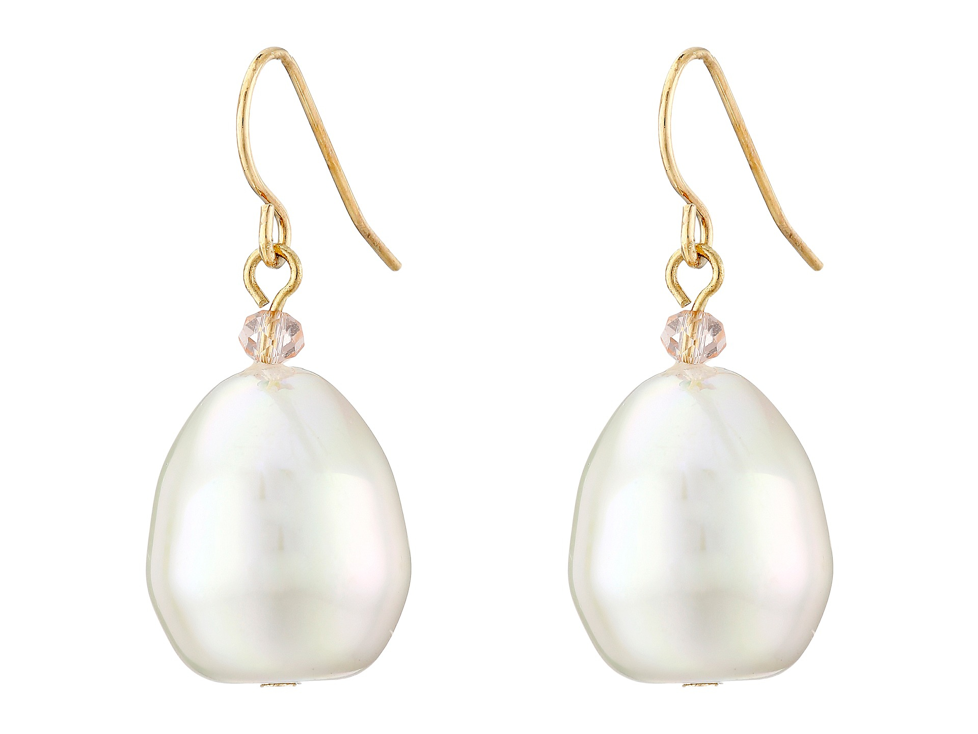 Lyst Lauren By Ralph Pretty In Pearls French Wire Large Gallery