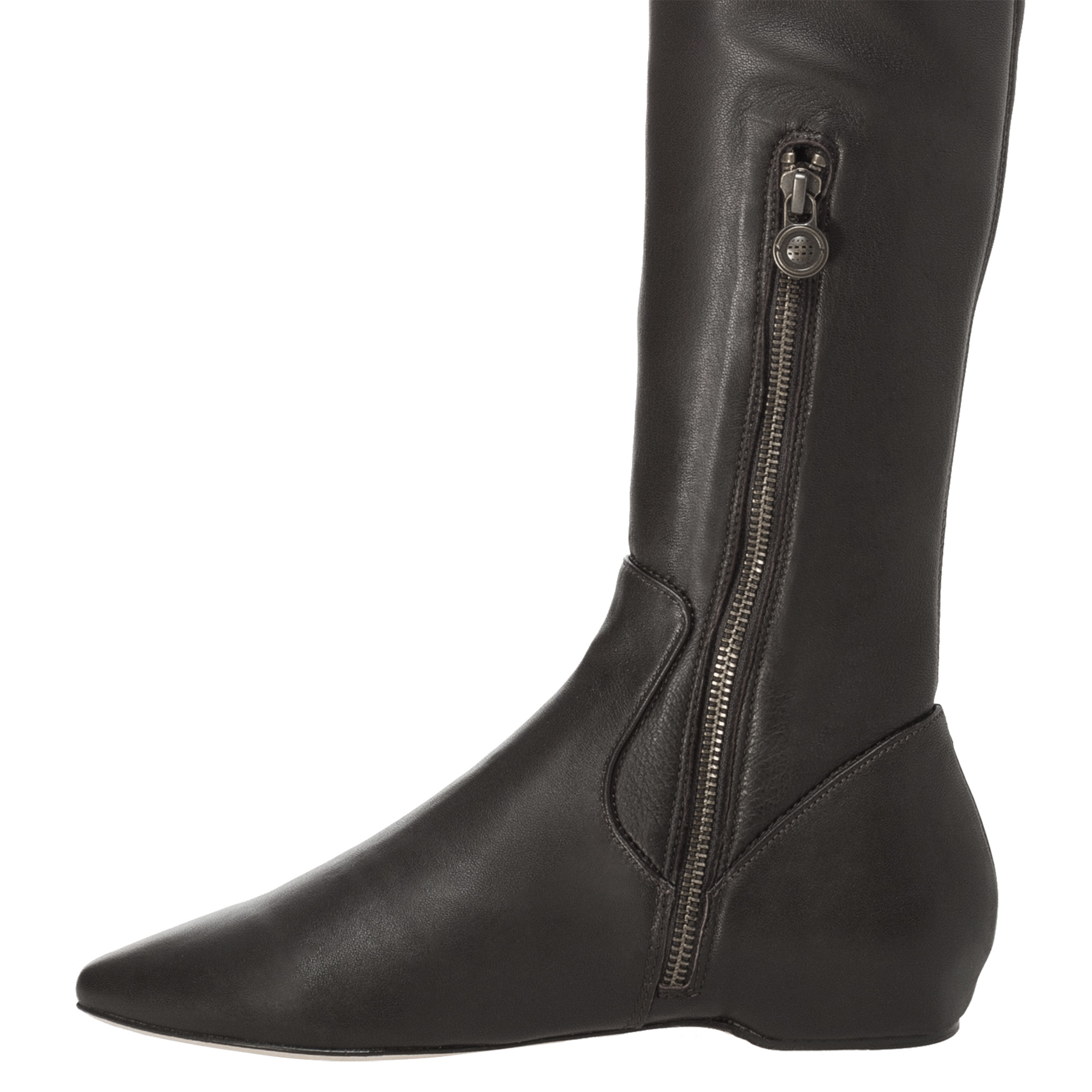 Leon max Lambertovertheknee Stretch Leather Boots in Black Lyst