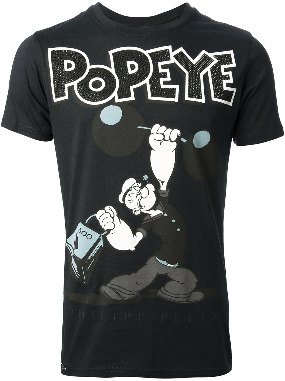 Philipp Plein Popeye Tshirt in Blue for 