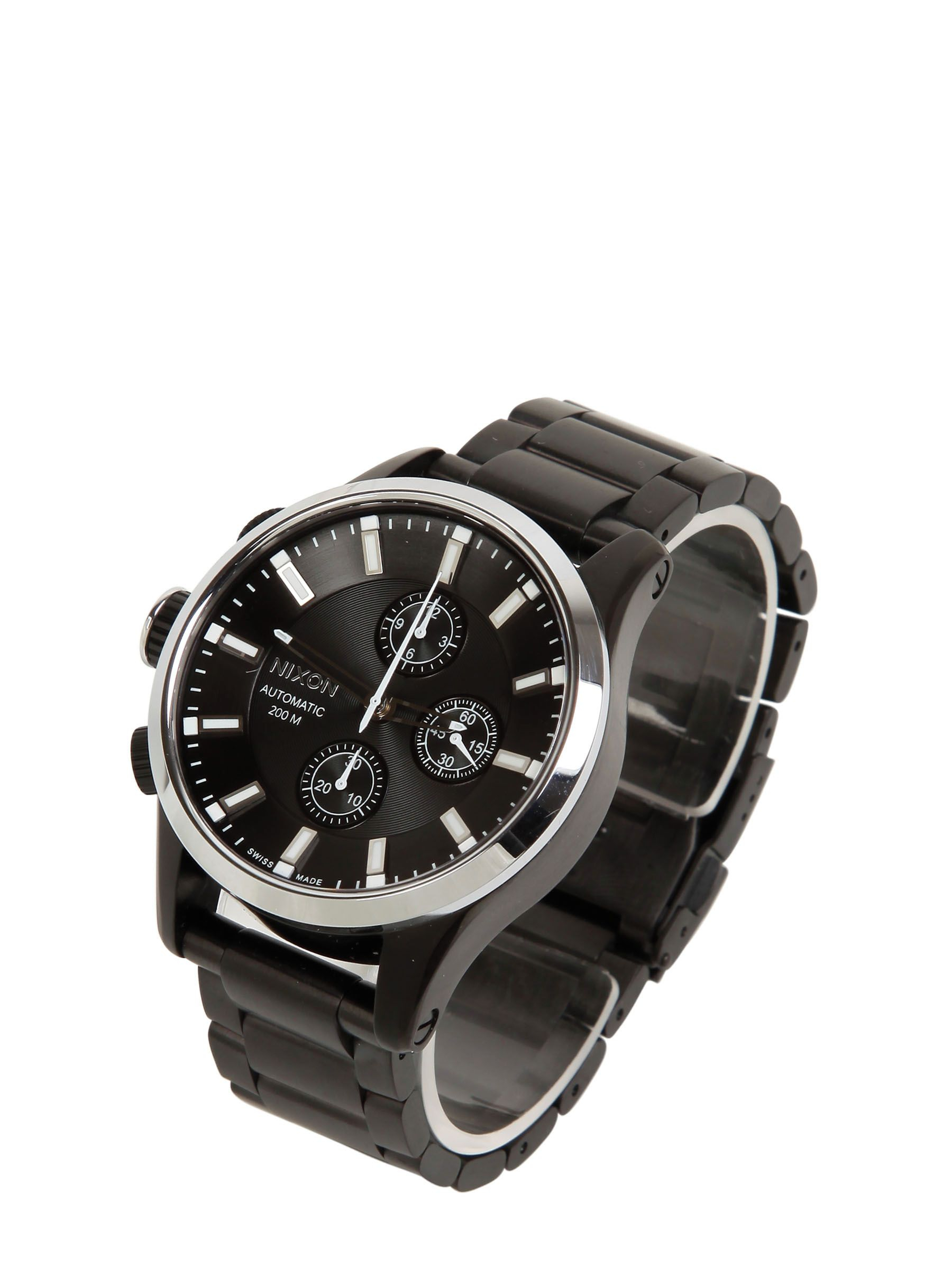 Nixon The Automatic Ltd Edition Chrono Watch in Black for Men Lyst