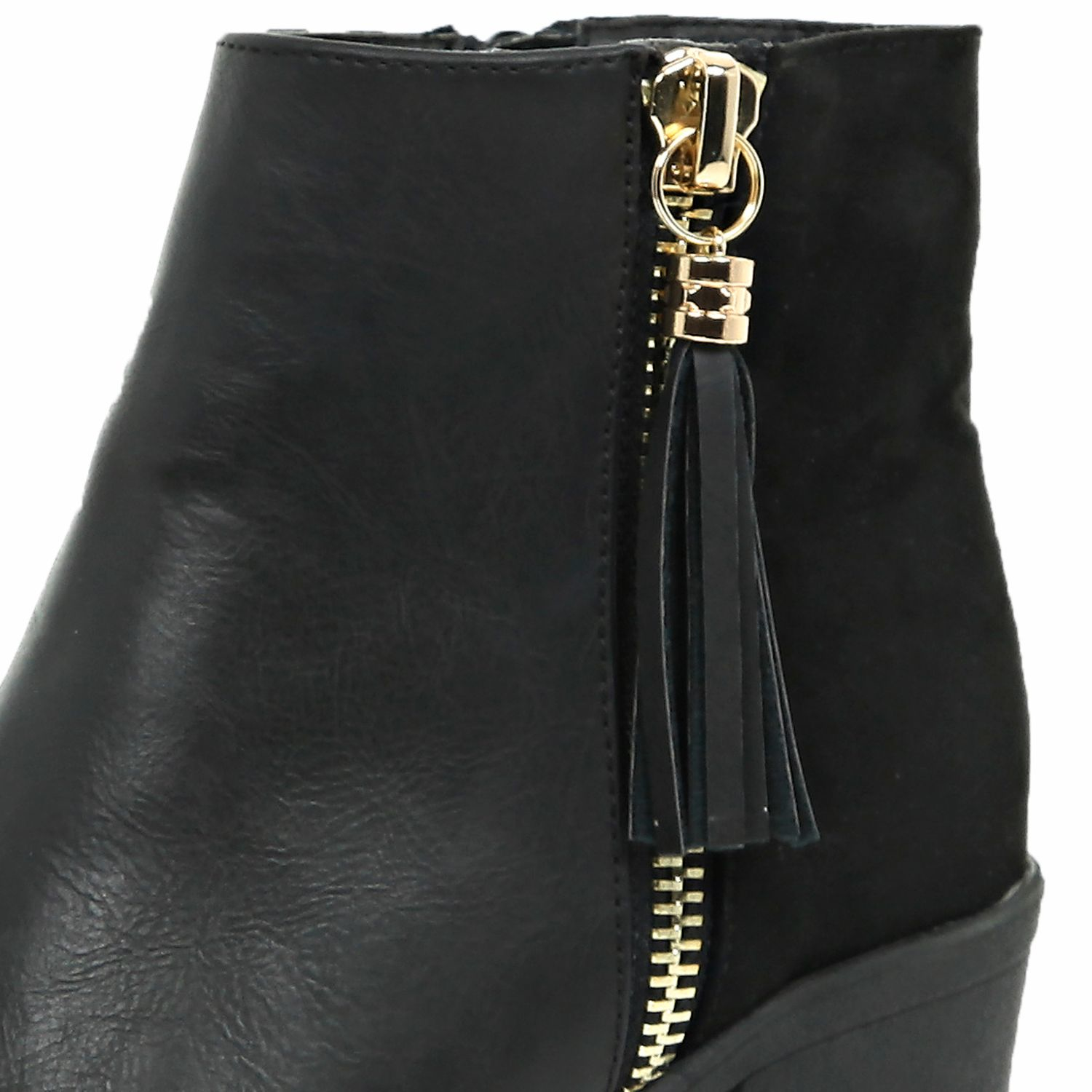 River Island Black Chunky Ankle Boots