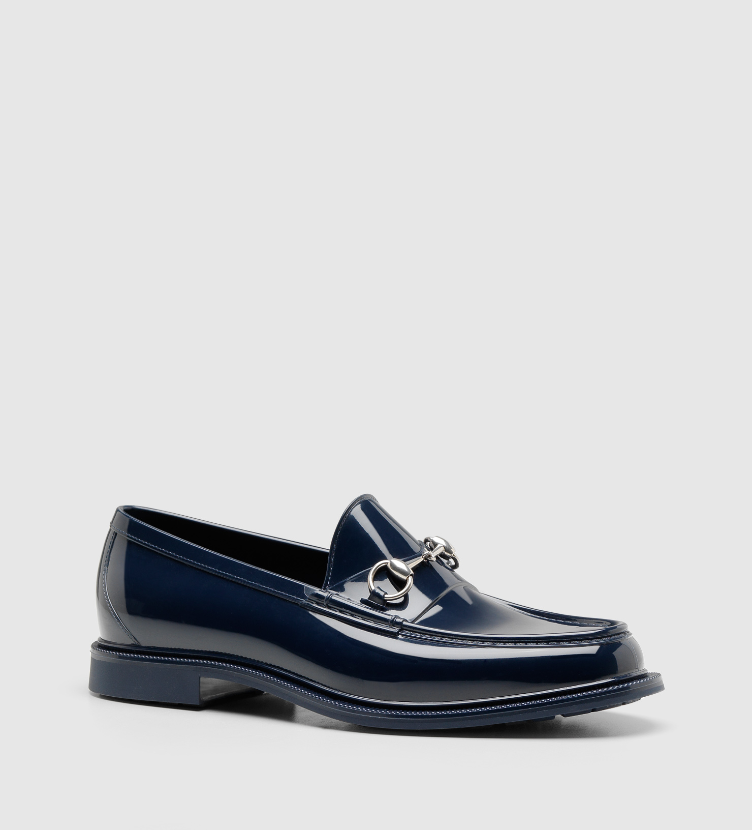 gucci loafers blue
