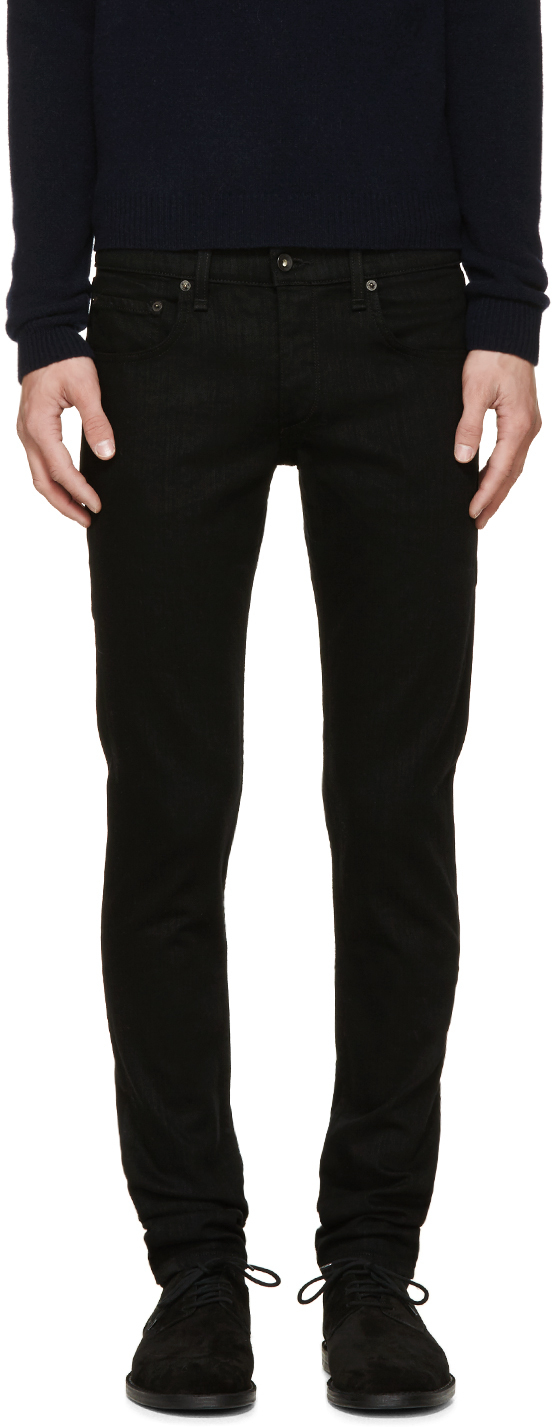 rag and bone fit 1 black jeans