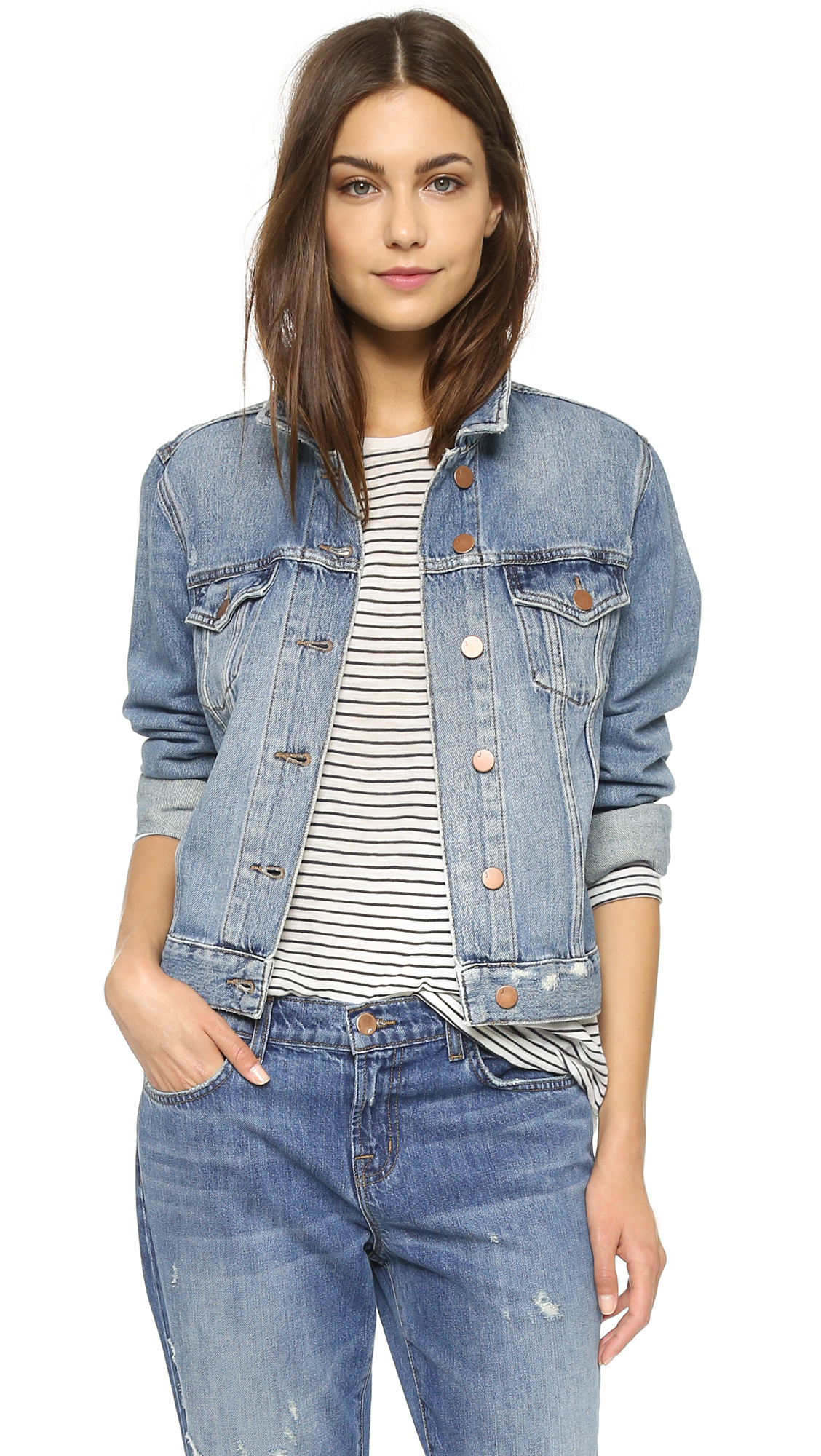 J Brand Atomic Denim Jacket in Blue | Lyst