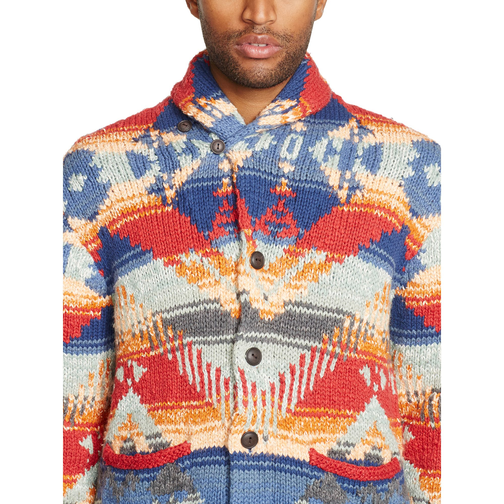 Denim & Supply Ralph Lauren Southwestern Shawl Cardigan for Men | Lyst