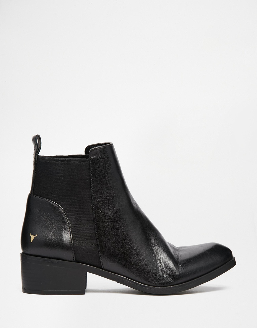 windsor smith metz black boot