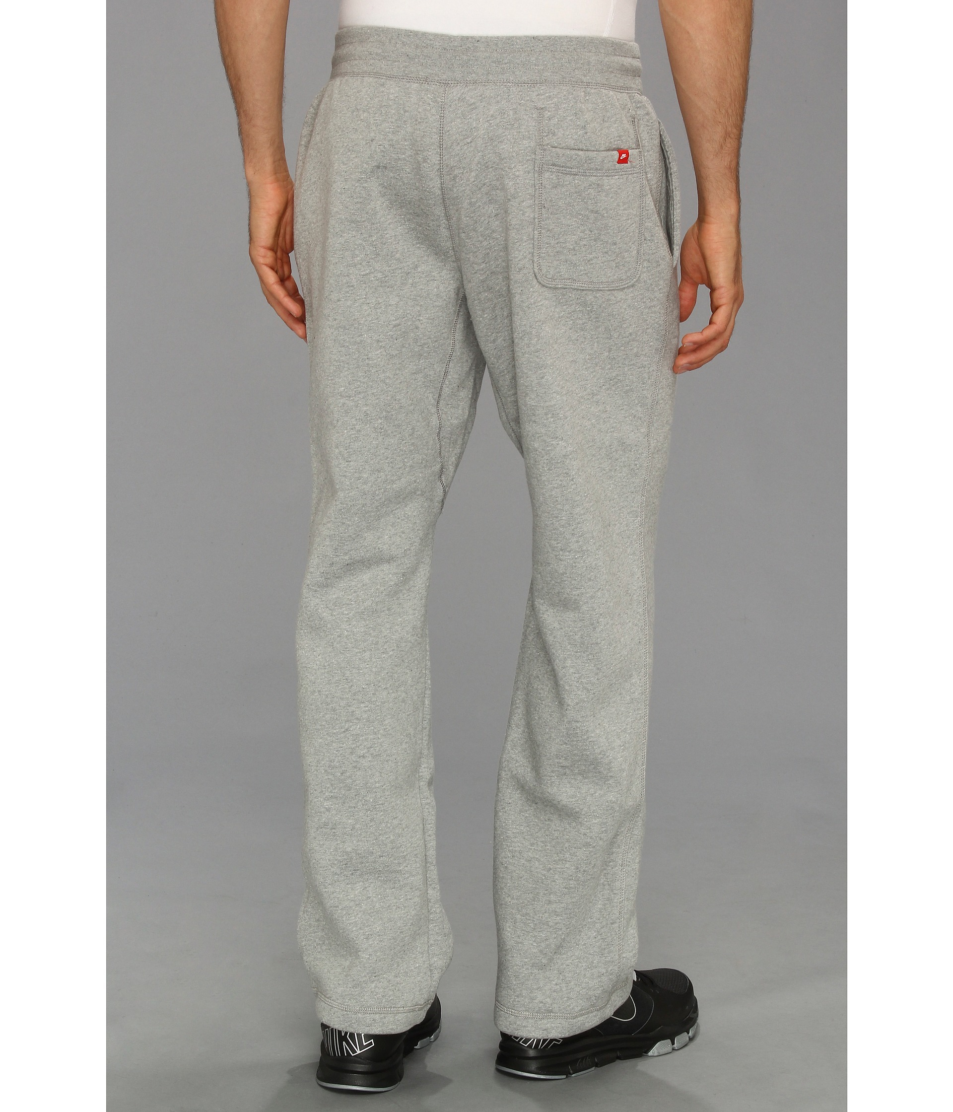 nike open hem fleece pants