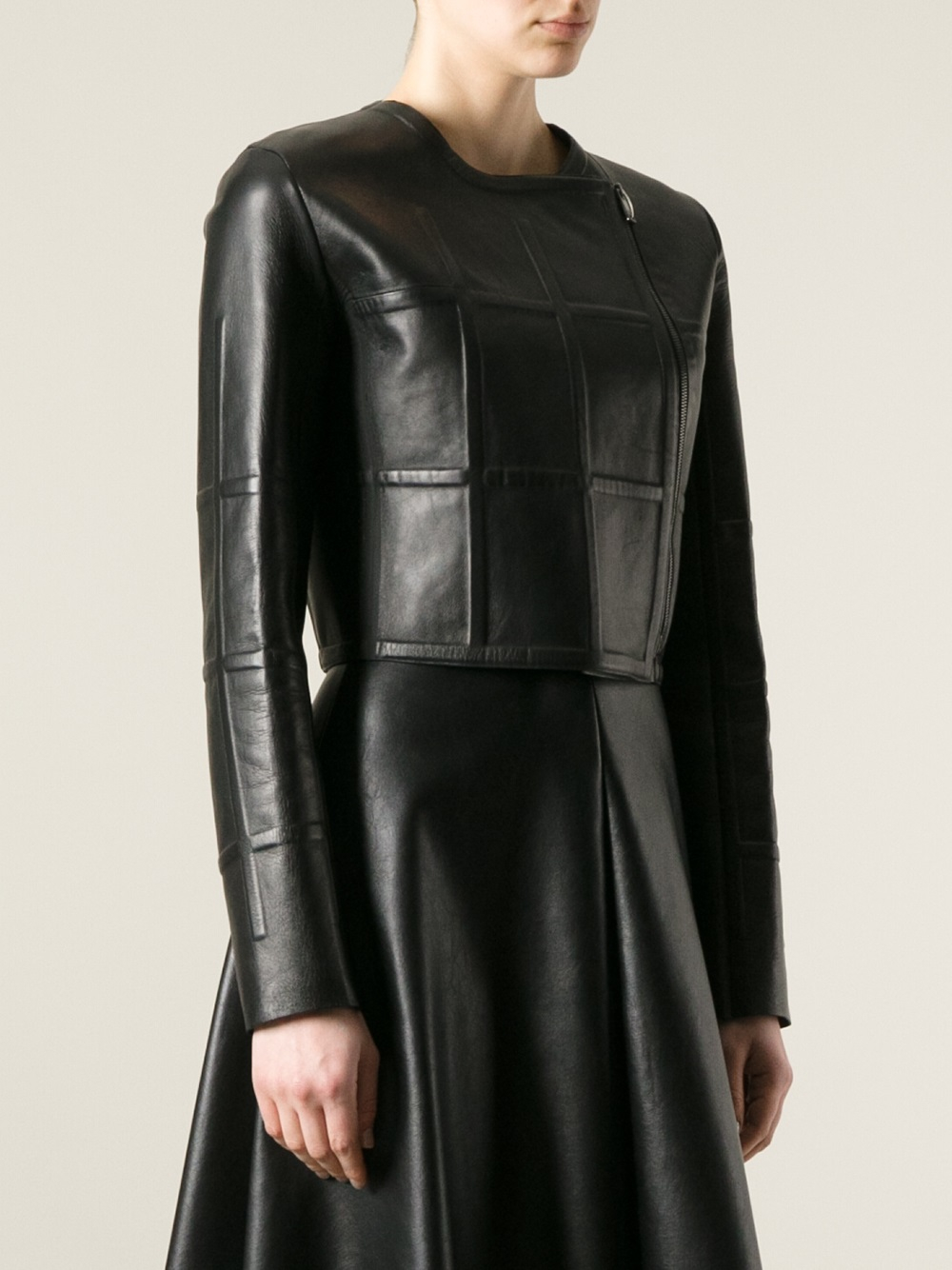 fendi black leather jacket