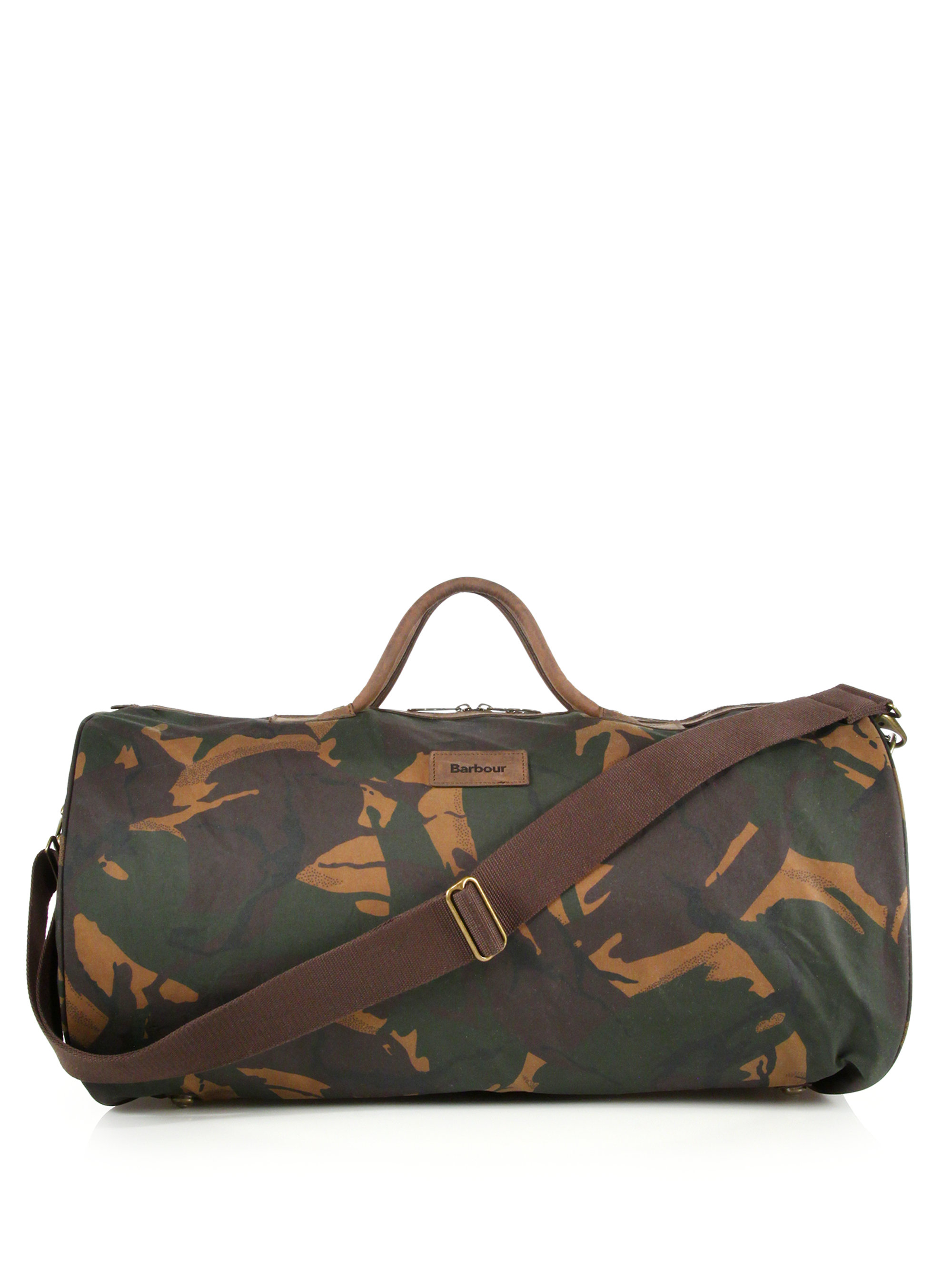 Barbour Glenn Holda Camouflage-print Duffel Bag in Green for Men | Lyst