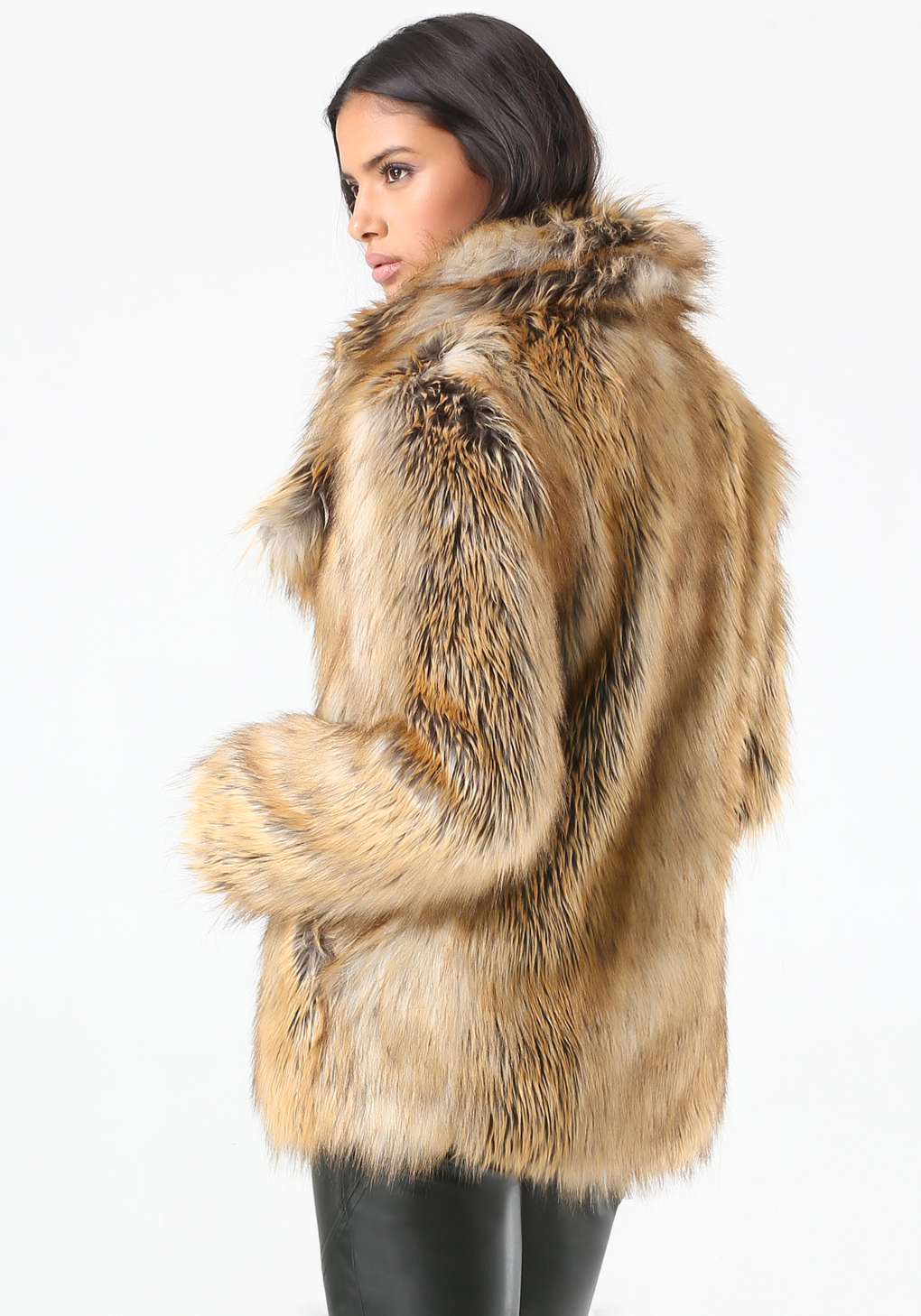 Bebe faux shop fur coat