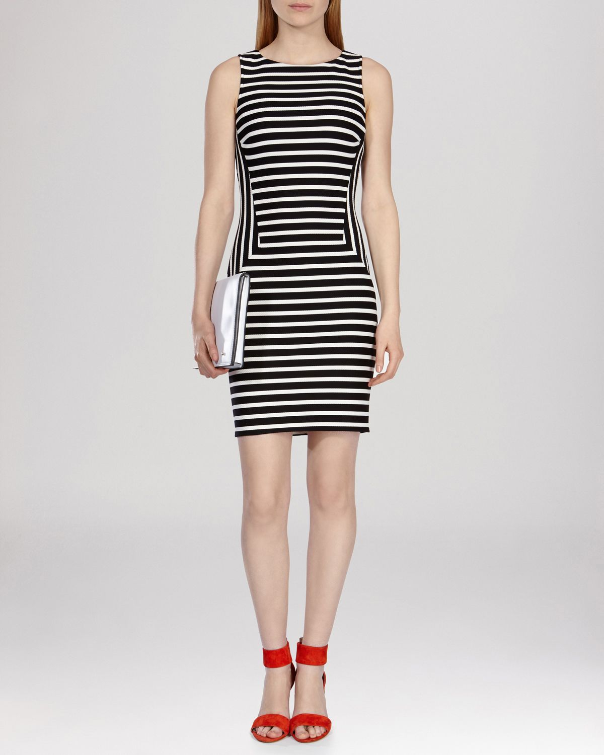 Karen Millen Dress - Striped Jersey 