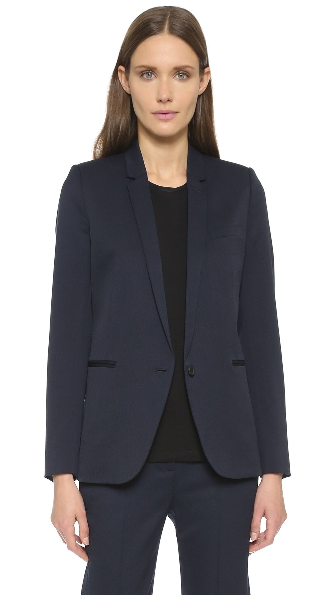 The Kooples Timeless Suit Jacket - Navy in Blue - Lyst