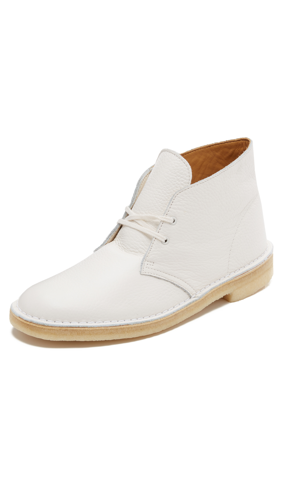 clarks white boots