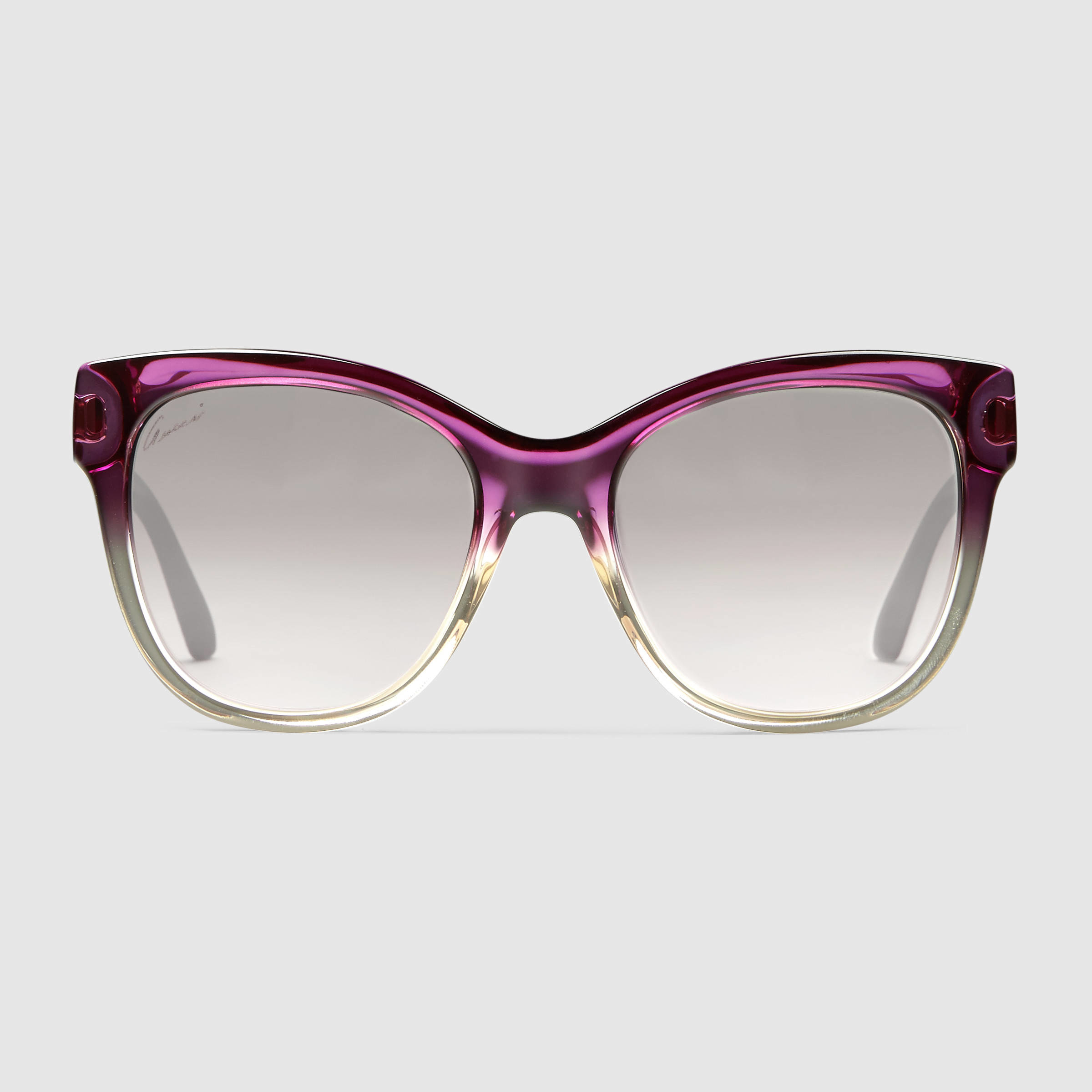 purple gucci glasses