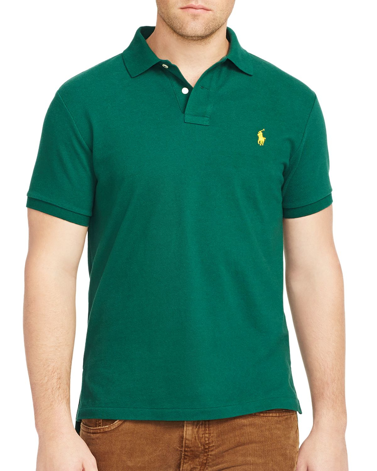 Ralph lauren Polo Classic-fit Mesh Polo Shirt in Green for Men (Hunter ...