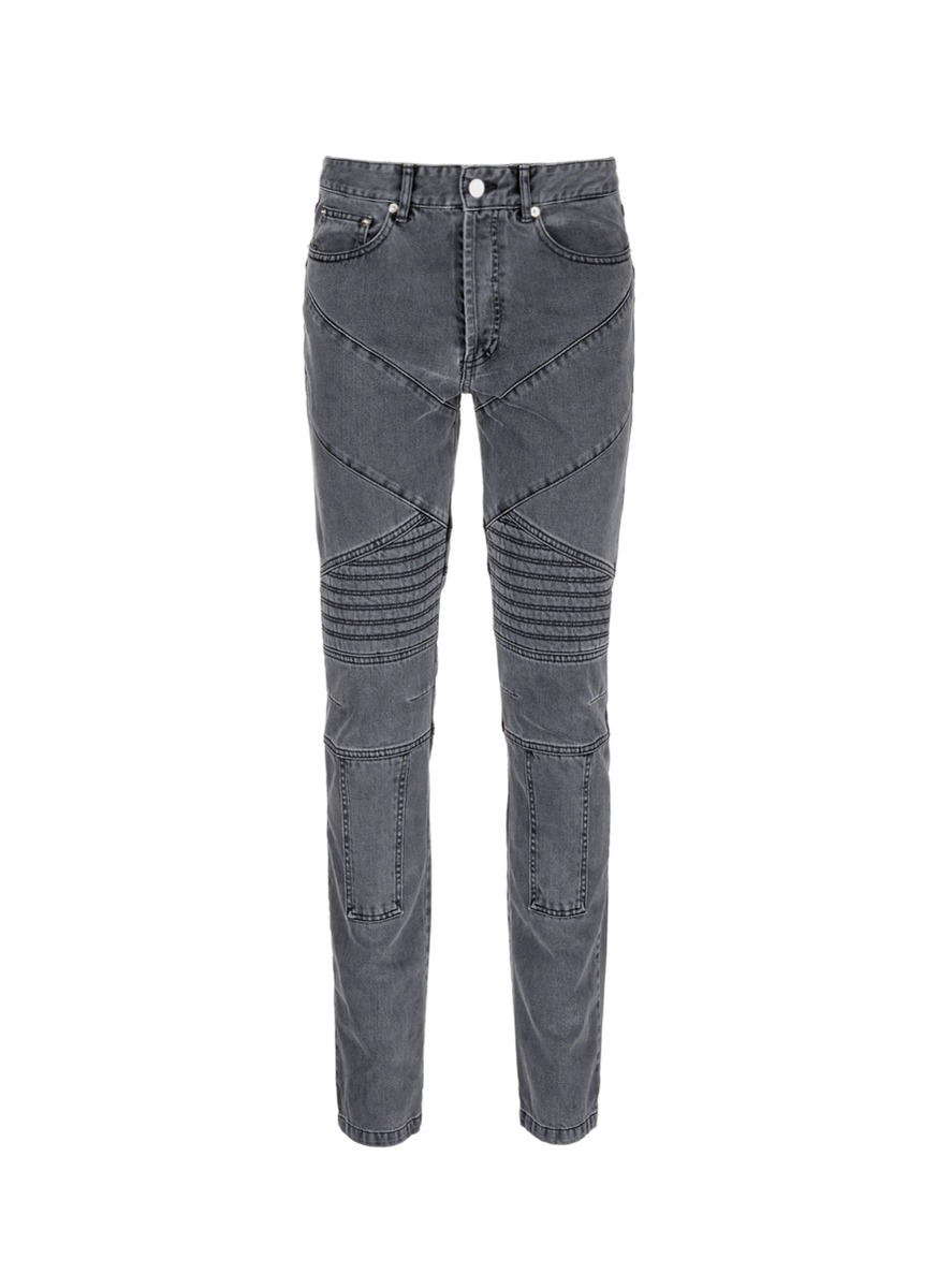 Givenchy Denim Slim Fit Biker Jeans in Grey (Gray) for Men - Lyst