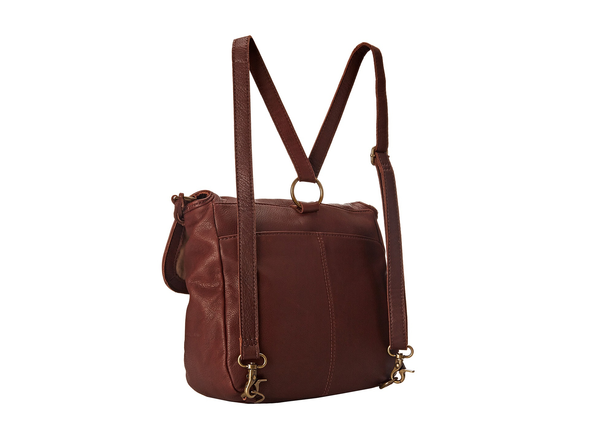 lucky brand leather backpack
