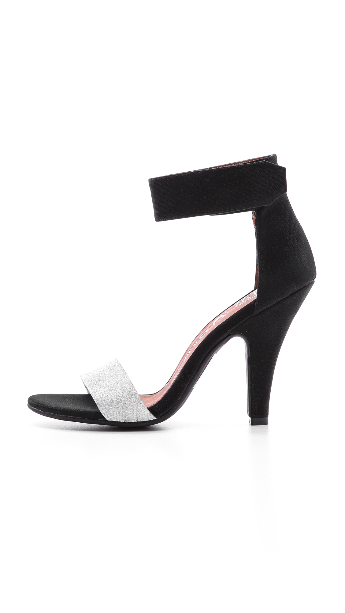 Jeffrey campbell Hough Ankle Strap Sandals in Black | Lyst