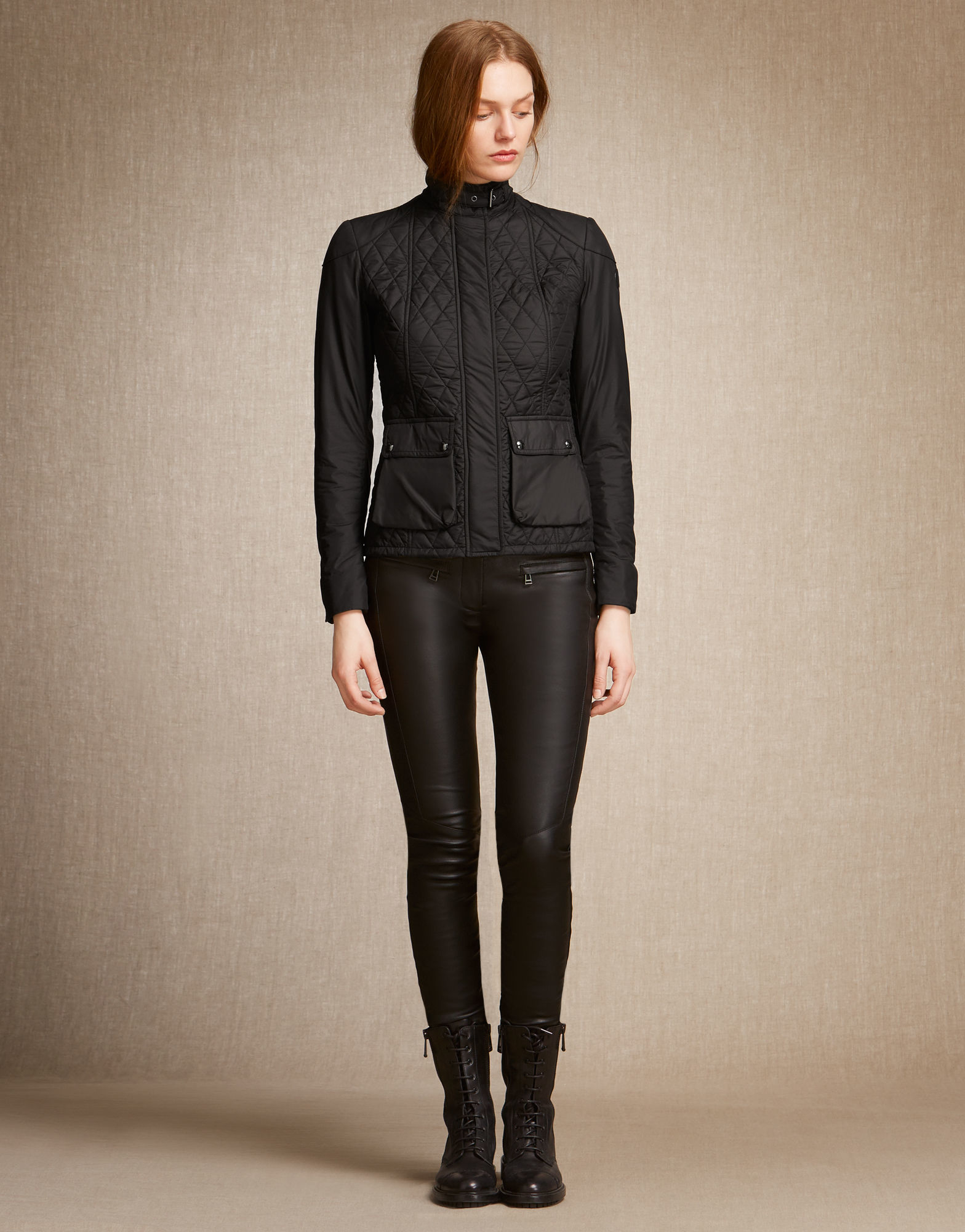 Belstaff Aynsley Quilted Shell Jacket in Black - Lyst