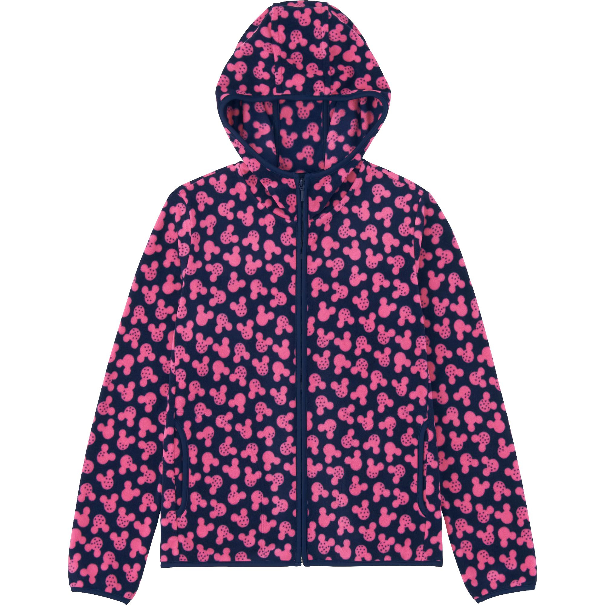Uniqlo Women Disney Project Fleece Fullzip Hooded Jacket