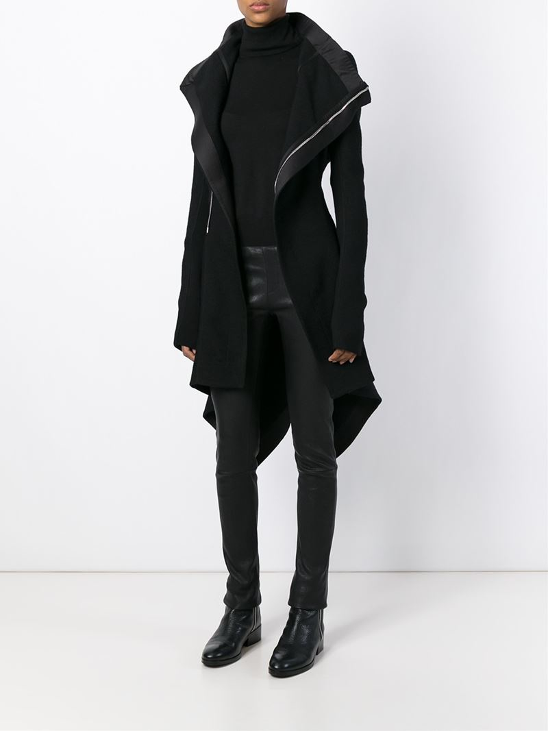 Rick Owens Draped Collar Asymmetric 