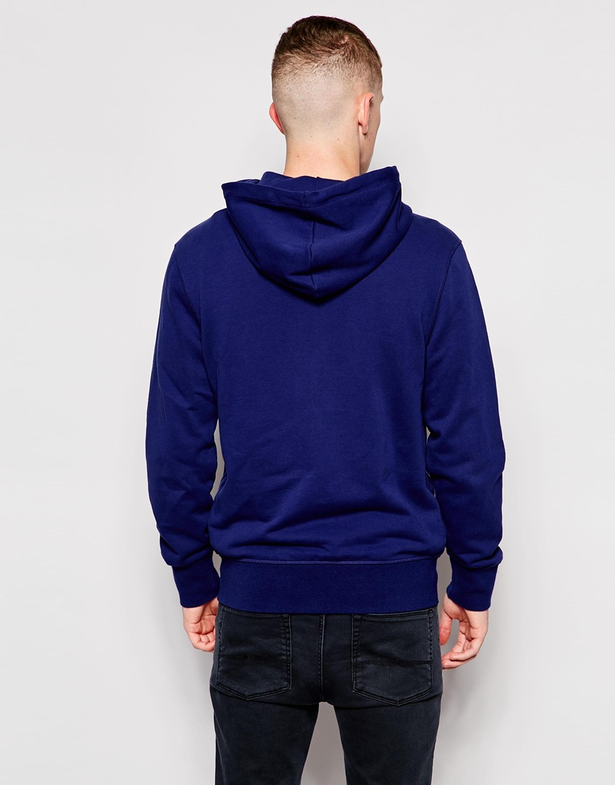 Stussy Zip Up Hoodie In Graphic Blue in Blue for Men | Lyst