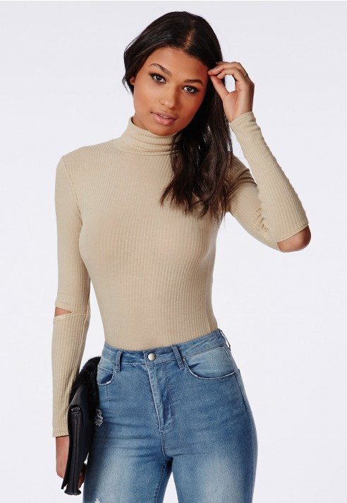 elbow cut out top
