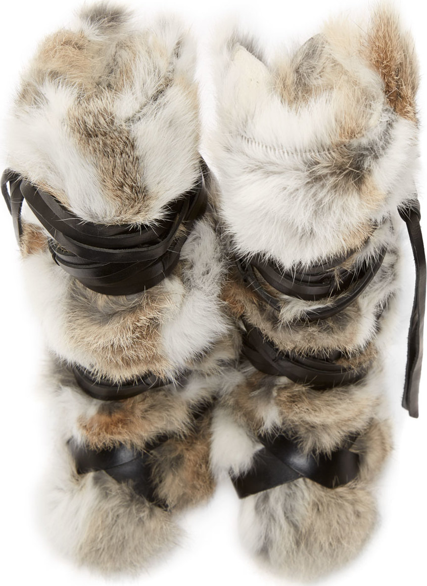 isabel marant fur boots