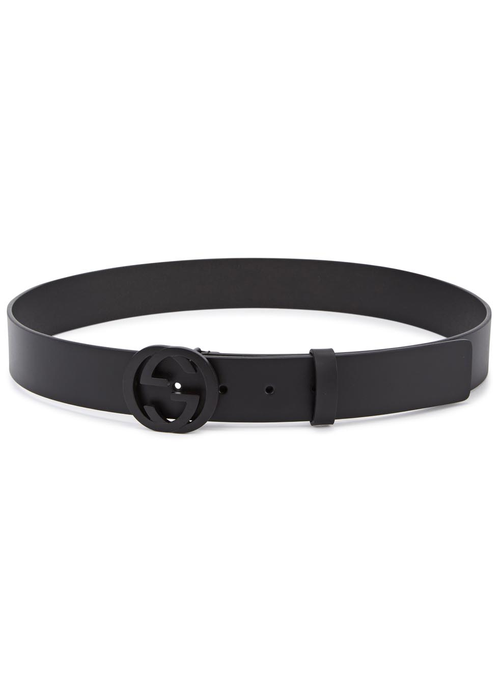 matt black gucci belt