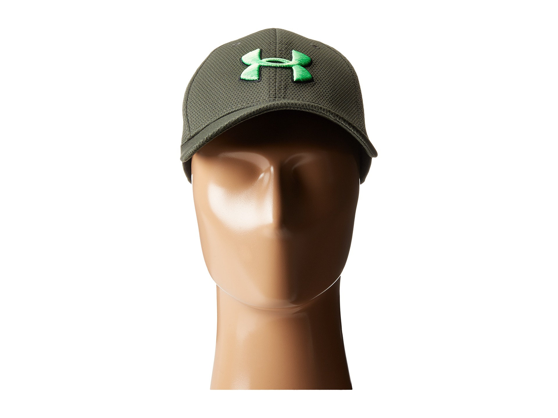 Under Armour Ua Blitzing Ii Stretch Fit Cap in Green for Men Lyst