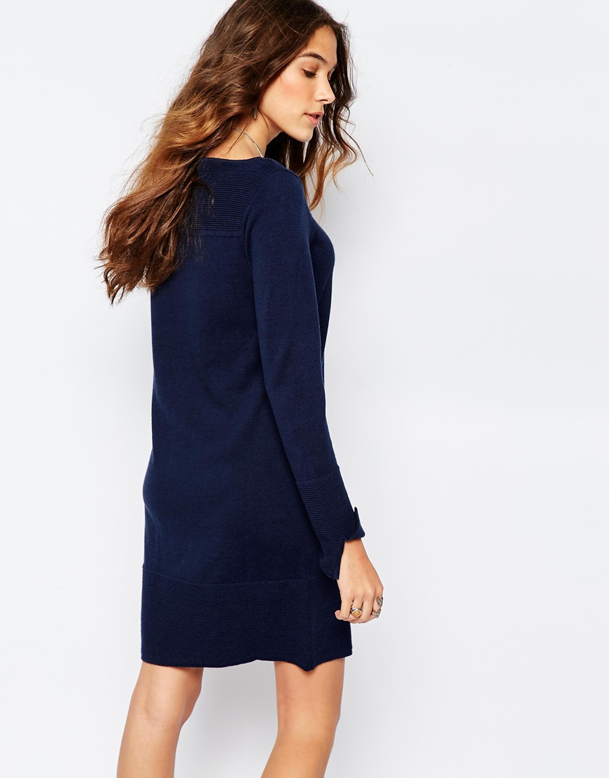 esprit navy blue dress