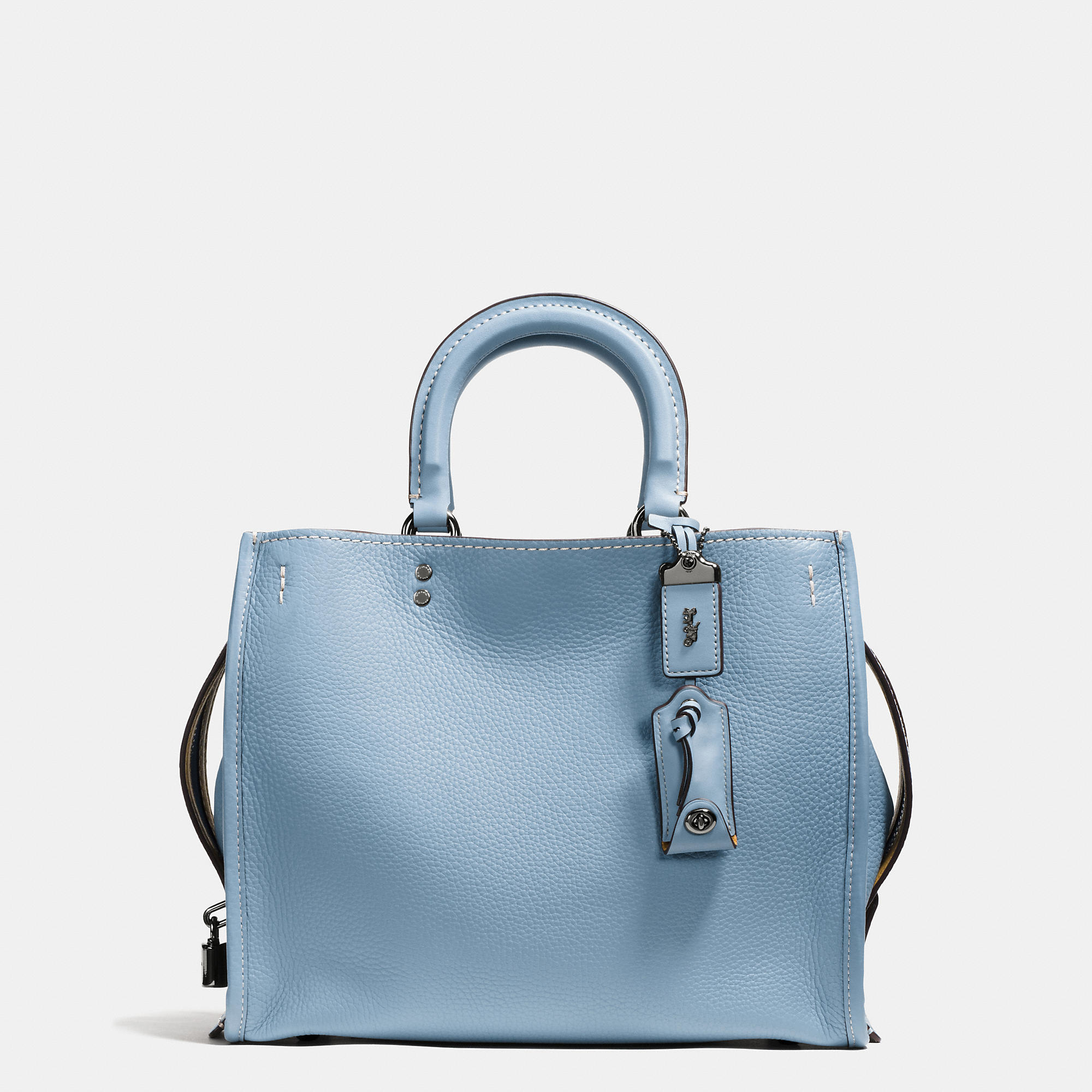 are coach bags real leather