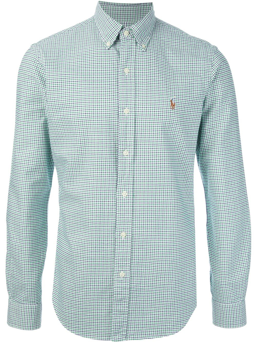 ralph lauren green check shirt