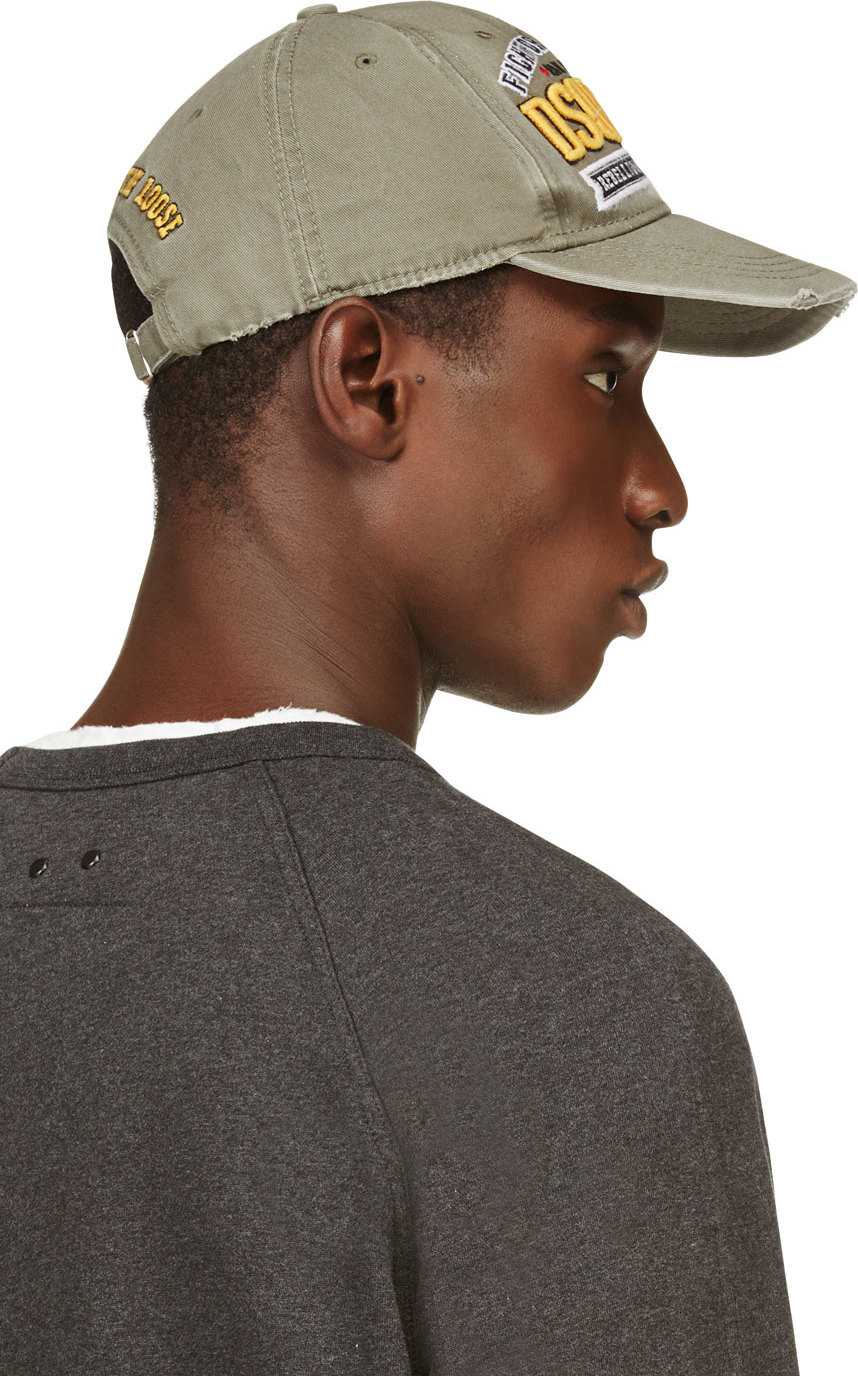 dsquared cap olive