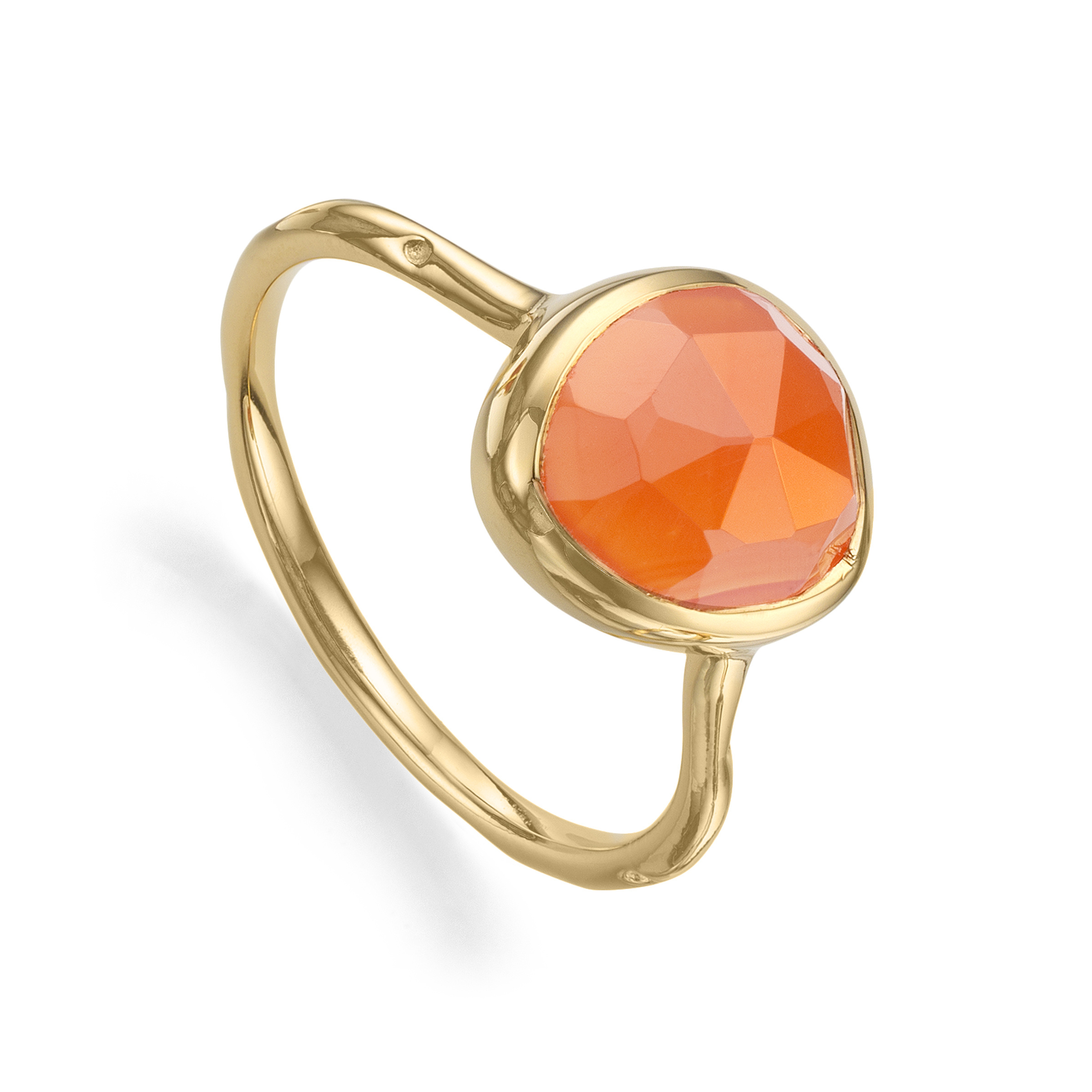 Monica vinader Siren Stacking Ring in Orange Lyst